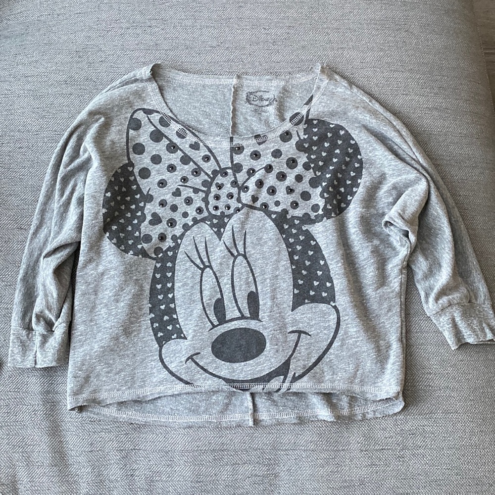 Disney Minnie Mouse Off-the-Shoulder Sweatshirt